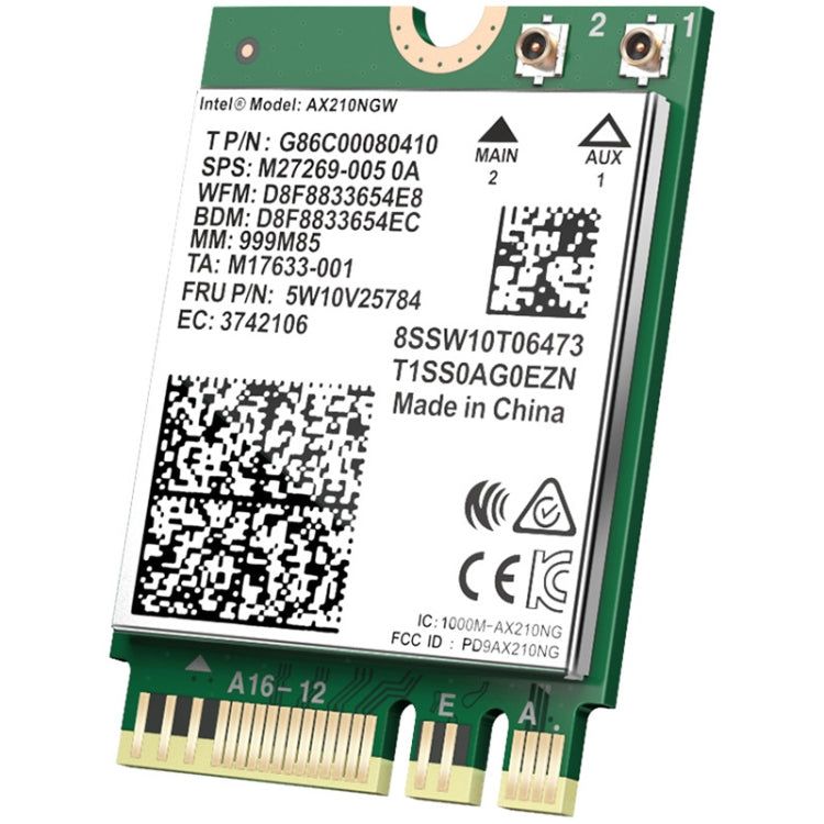 COMFAST AX210 vPro-M 5374Mbps Bluetooth 5.2 Tri-band Wireless Network Card COMFAST AX210 vPro-M 5374Mbps Bluetooth 5.2 Tri-band Wireless Network Card